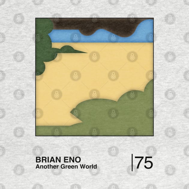 Another Green World / Original Minimalist Graphic Artwork Design by saudade